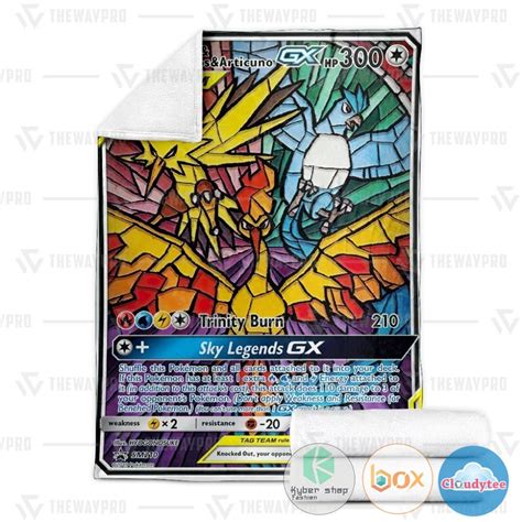 HOT Moltres And Zapdos And Articuno GX Pokemon Blanket Express Your Unique Style With BoxBoxShirt