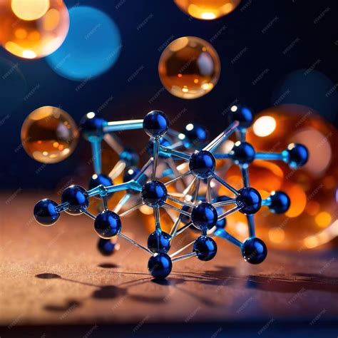 Quimica Molecular - Modelo de representación química de la estructura molecular de la ...
