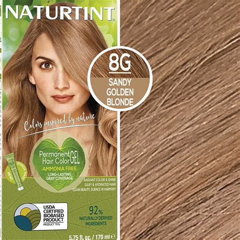 Amazon Naturtint Permanent Hair Color Pack Pack G Golden Sandy Blonde Chemical