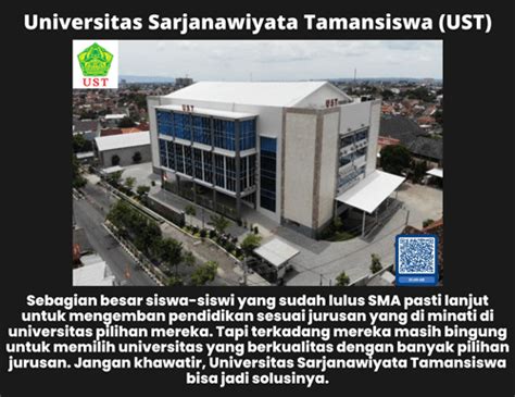 simak berikut  informasi mengenai universitas sarjanawiyata