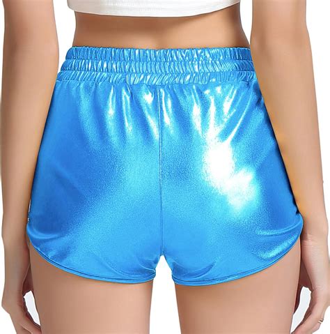 Amazon Perfashion Girls Metallic Shorts Sparkly Shiny Hot Pants Gold Silver Pink Outfit