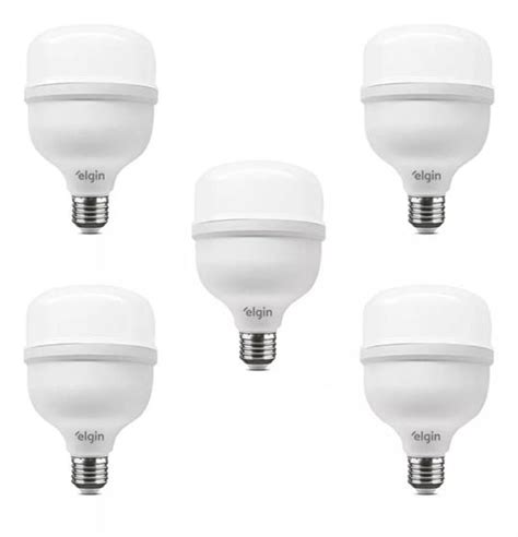 Kit L Mpadas Led Super Bulbo W Alta Pot Ncia Bivolt Branco Frio