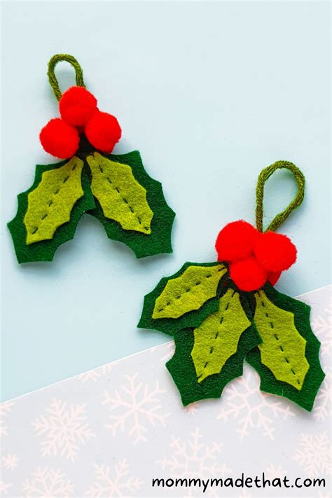 diy felt christmas ornament 10