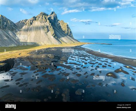 mt vestrahorn  res stock photography  images alamy