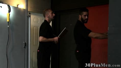 Horny Gay Stud Jizzing After Anal