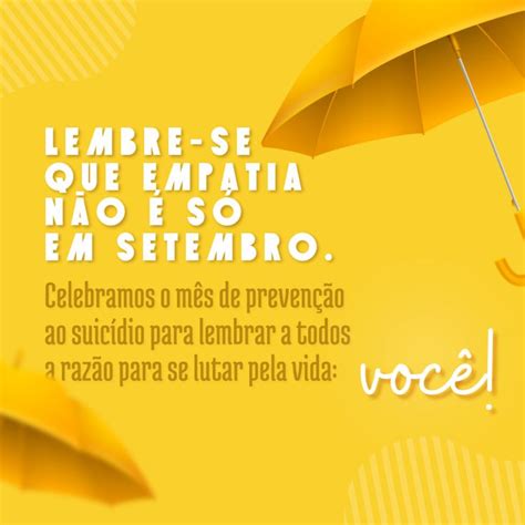Frase Sobre Setembro Amarelo
