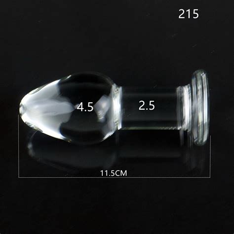 Bdsm Glass Anal Plug Wearable Realistic Dildo Butt Plug Vagina Adult Sex Toy Ebay