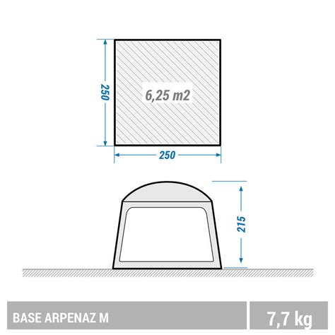 6 person camping living area - Arpenaz base M QUECHUA - Decathlon