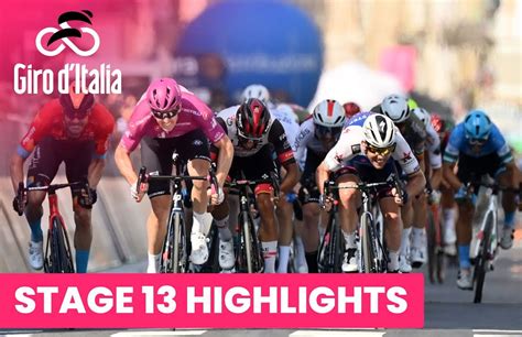 VIDEO Giro de Italia 2022 Etapa 13 Video Resumen y Ultimo Kilómetro