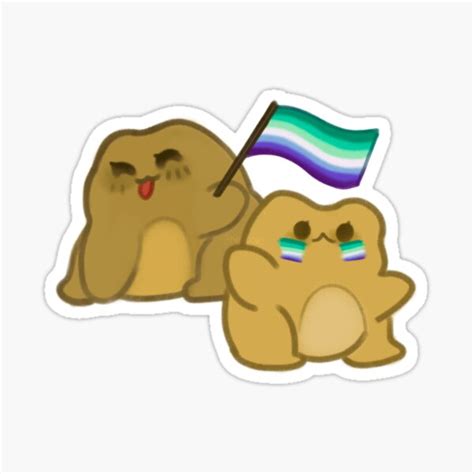LGBT Pride Month Frog Gay Flag Sticker For Sale By Kirioart Redbubble