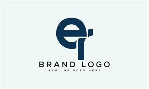 Letter Er Logo Design Vector Template Design For Brand 35089928 Vector