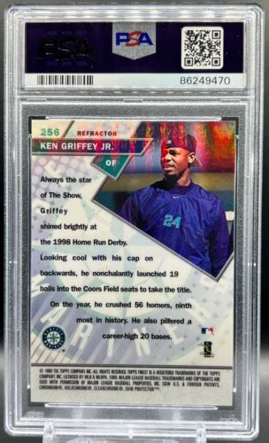 Topps Finest Refractor Ken Griffey Jr For Sale Online Ebay