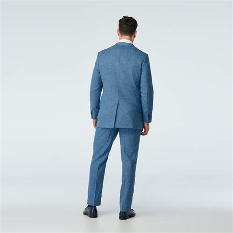 mens custom blazers marche wool blend stretch blue blazer indochino