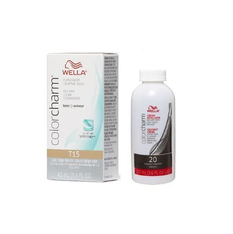 Wella Color Charm T15 Pale Beige Blonde Permanent Liquid Hair Toner