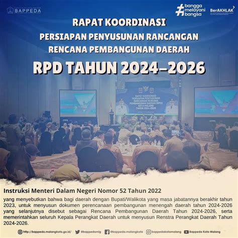 Rakor Persiapan Penyusunan Rancangan Rencana Pembangunan Daerah Rpd