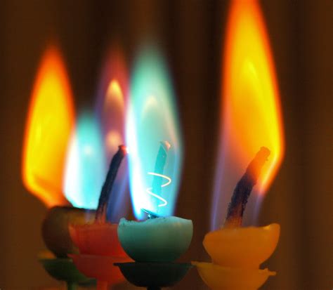 how to make colored flames
