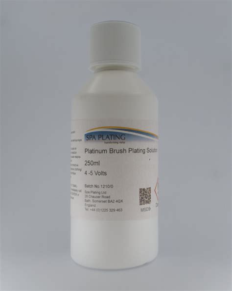 platinum brush plating solution