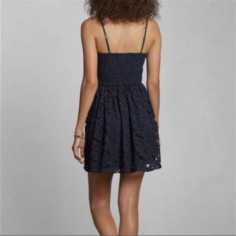 Abercrombie Fitch Dresses Abercrombie And Fitch Blue Lace Mini