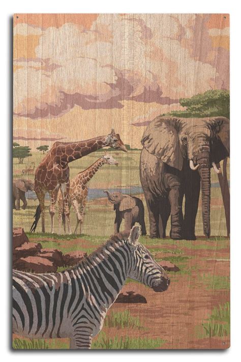 African Safari – Poster | Canvas Wall Art Print - John Sneaker