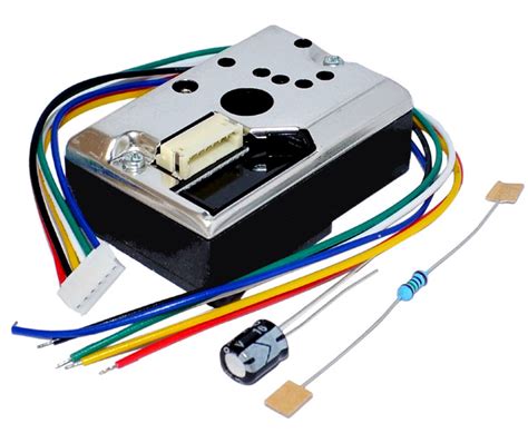 Датчик дыма и пыли GP2Y1014AU0F - купить в магазине duino.ru