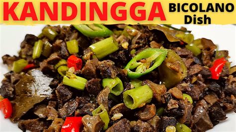 KANDINGGA Lutong Bicol Na May Gata At Kangkong BOPIS Ng Mga Uragon