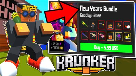 Krunker Io Buying The New Years Bundle Contraband Season