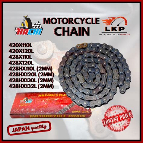 HACHI MOTORCYCLE CHAIN420 428 428H 110L 120L 130L 132L SUPER HEAVY DUTY