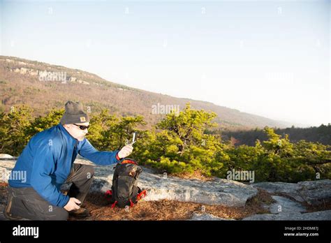 Hiker Compass Wilderness Hi Res Stock Photography And Images Alamy