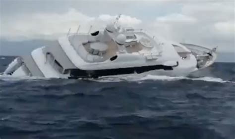 Disaster As Massive Ft Million Superyacht SINKS Off Coast Of Italy Hot Lifestyle News