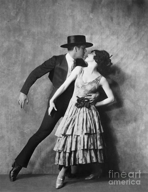 Ted Shawn And Martha Graham Dancing by Bettmann