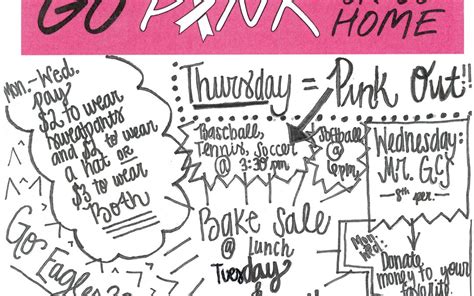 Pink Out Week Gaston Christian School