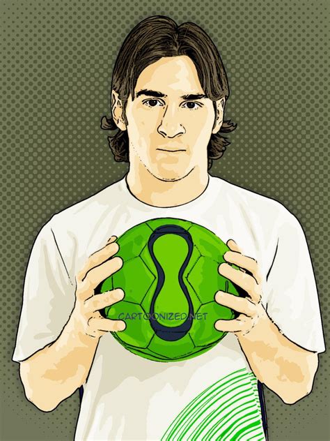 messi cartoon 1
