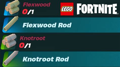 How To Get Knotroot Flexwood In Lego Fortnite Youtube