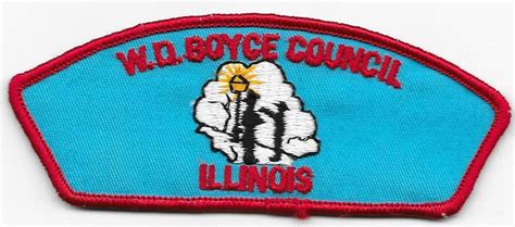 W D Boyce Council Strip T 1 Cloth Back CSP SAP Boy Scouts Of America