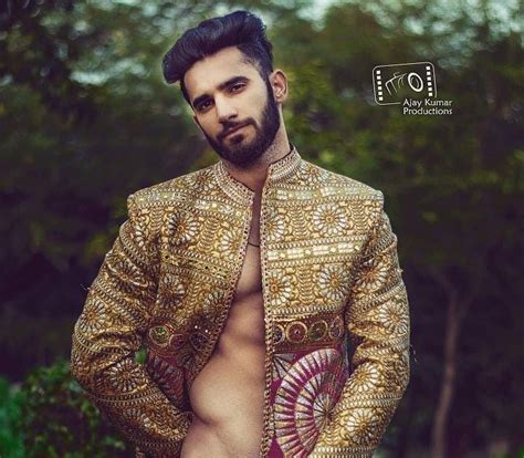 Shirtless Bollywood Men Hot Model Poses Nude Ish Naked Indian Hunk And His Sherwani
