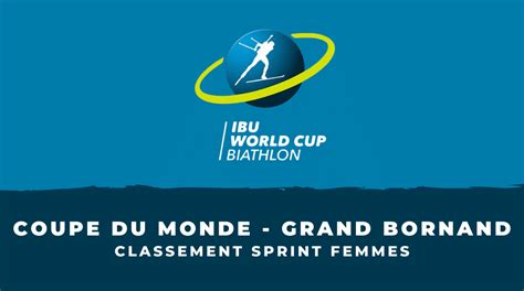 Biathlon Le Grand Bornand Classement Du Sprint Femmes