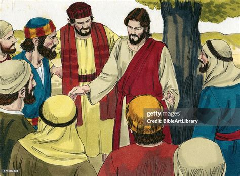 Jesus Teaches Disciples High-Res Stock Photo - Getty Images