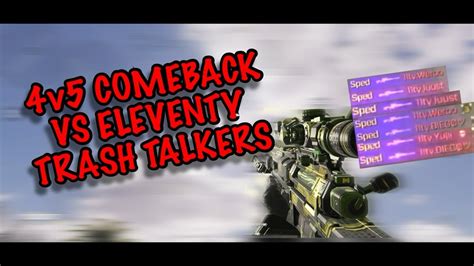 4v5 COMEBACK VS TRASH TALKERS IN TOURNAMENT YouTube