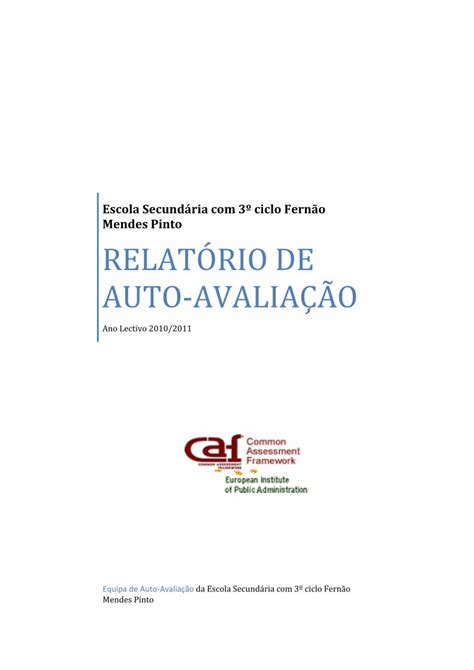 PDF RELATÓRIO DE AUTO AVALIAÇÃO esfmp ptesfmp pt sites esfmp pt