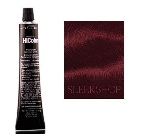 Loreal Technique Excellence Hicolor Permanent Hair Color H20 Red