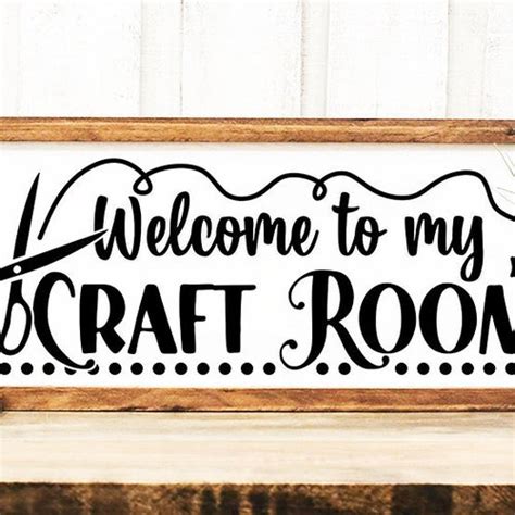 Welcome To My Craft Room SVG Cutting File Crafting SVG Funny Etsy