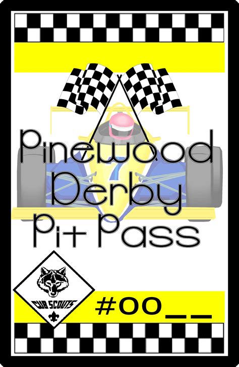 Pinewood Derby Sign In Sheet At Carl Hendricks Blog