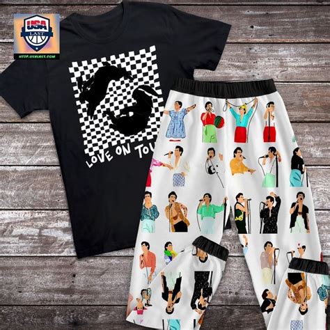 New Harry Styles Love On Tour Pajamas Set Usalast
