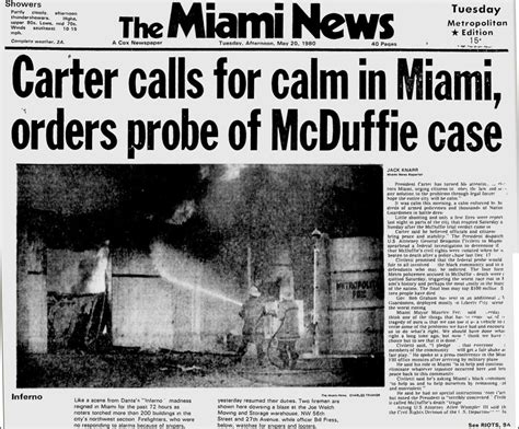 Random Pixels Blog: The Arthur McDuffie verdict and riots...May 17, 1980