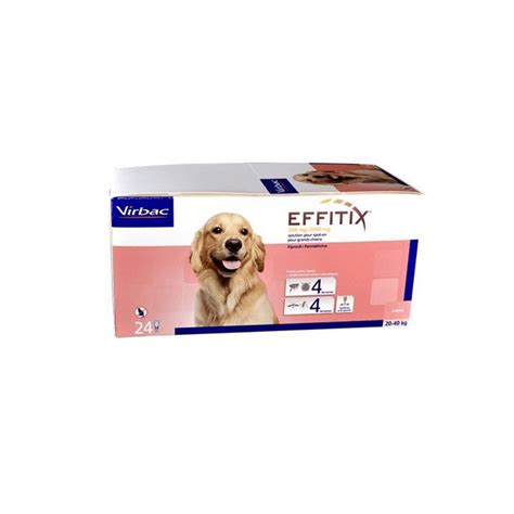 Effitix Antiparassitario per cani large 4 pipette da 20 a 40 kg ...