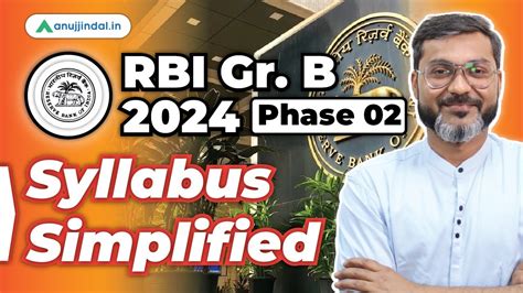 Rbi Grade B Rbi Grade B Phase Syllabus Preparation Strategy