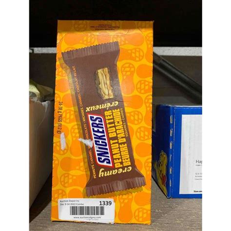 Snickers Creamy Peanut Butter Candy Bars 24x38g