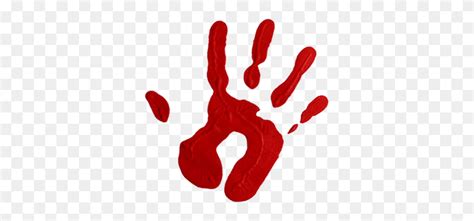 Red Fingerprint Png Bloody Handprint Png Stunning Free Transparent