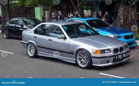 Silver Bmw 320i E36 On The Road Editorial Photography Image Of Series