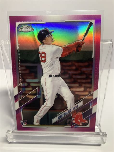 2021 Topps Chrome Bobby Dalbec Pink Refractor Rookie RC 151 Red Sox EBay